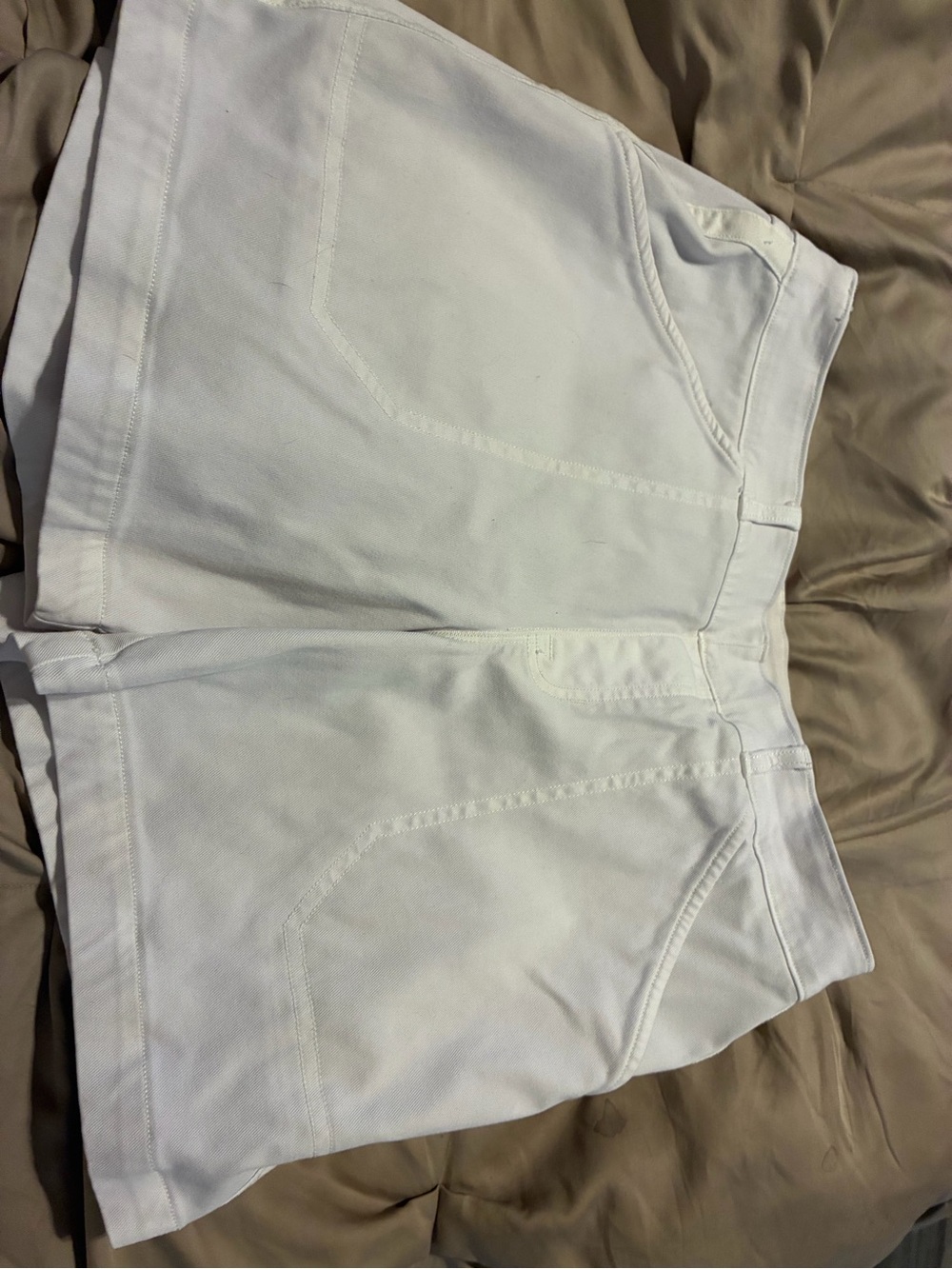 Spanx 6” Twill Shorts White, size L